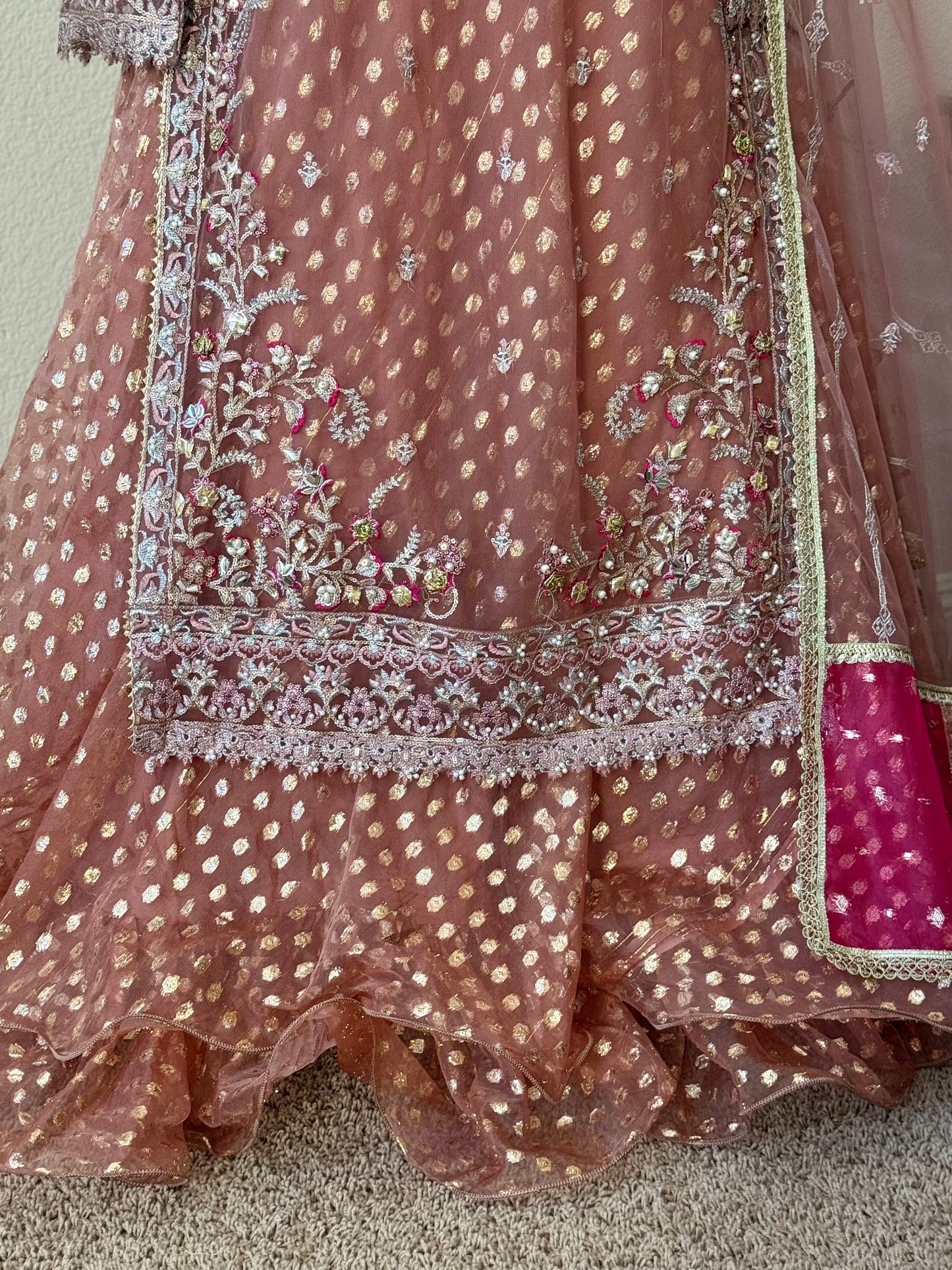 Peach Maxi Gown