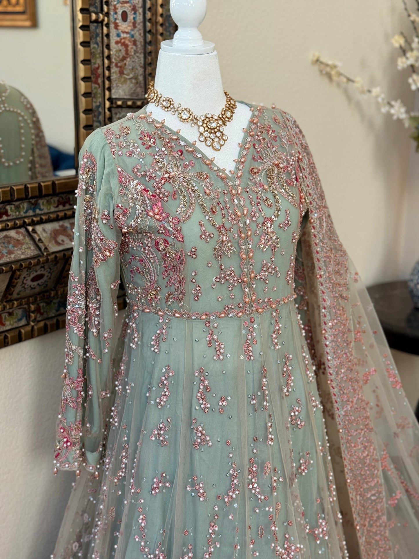 Powder Blue Maxi Gown