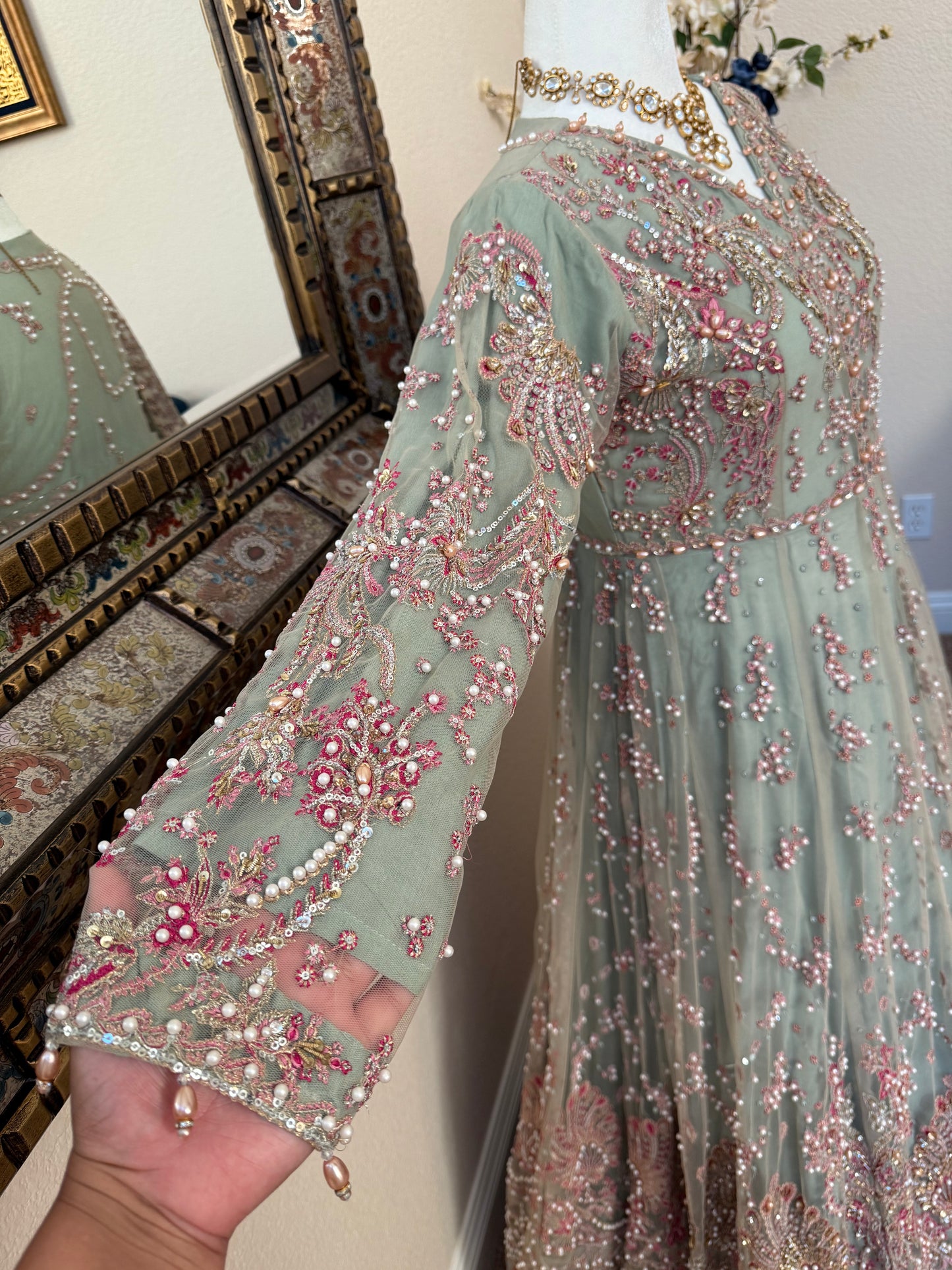Powder Blue Maxi Gown