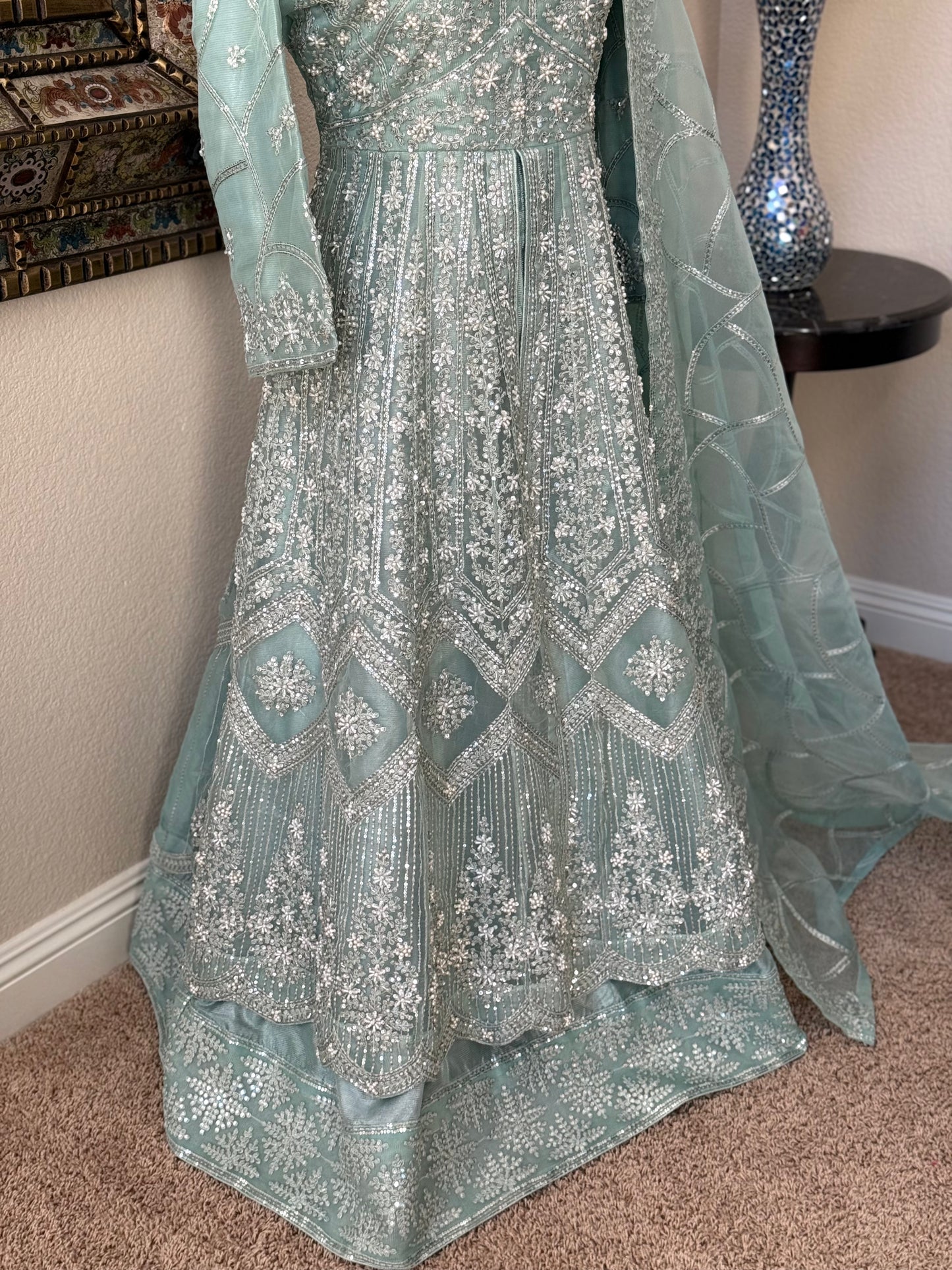 Light Blue Maxi Gown