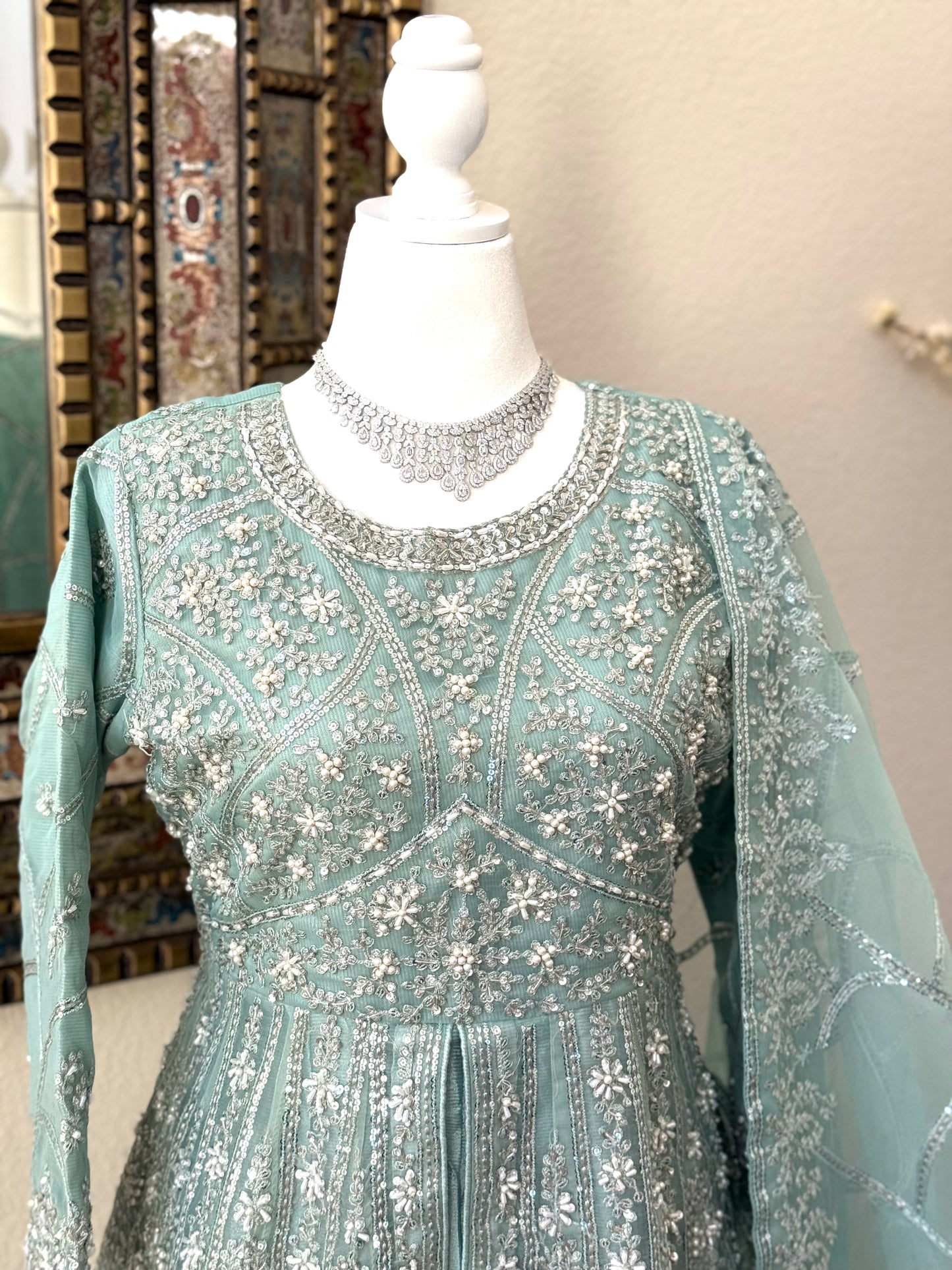 Light Blue Maxi Gown