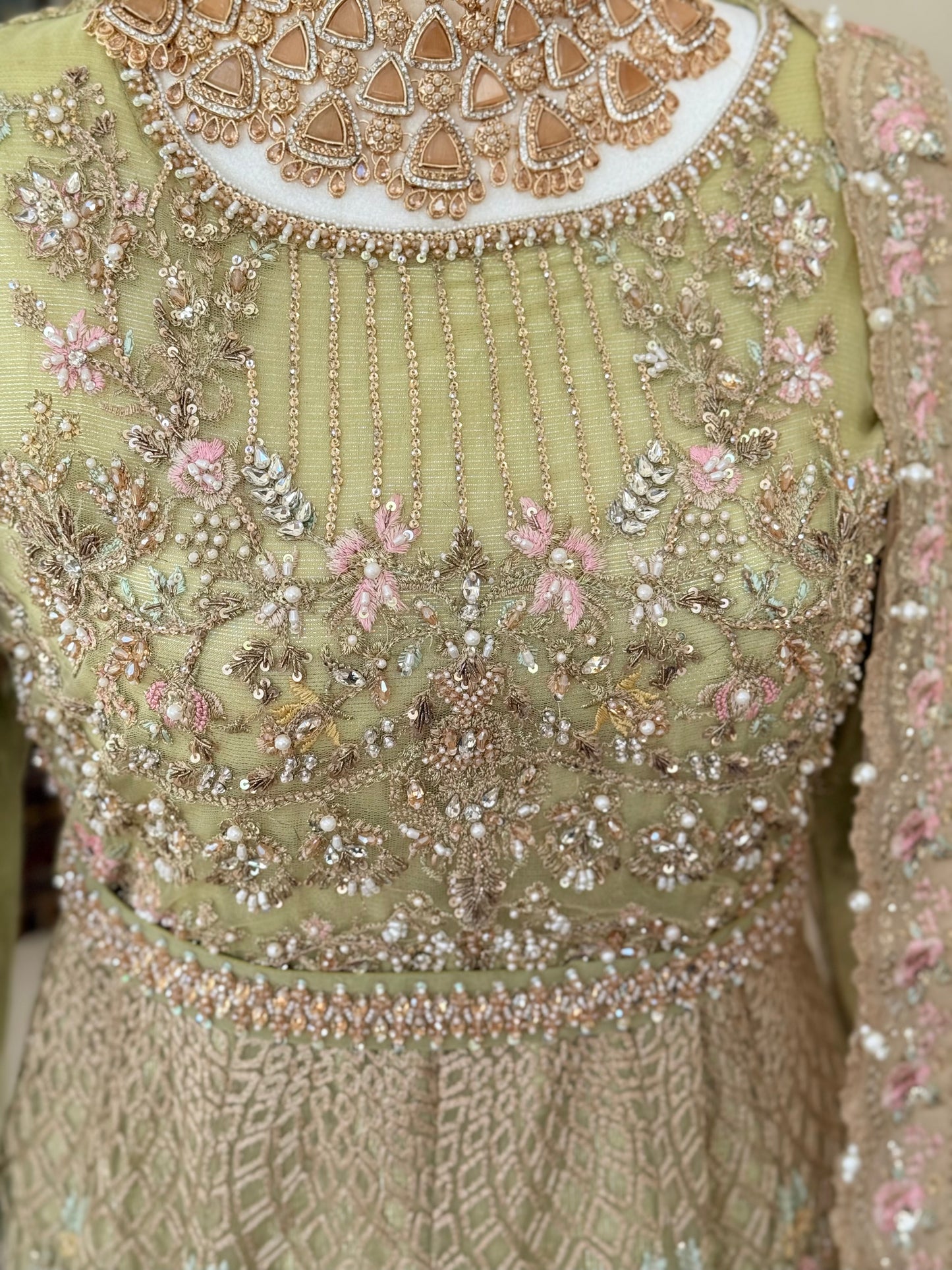 Pastel Green Maxi Gown