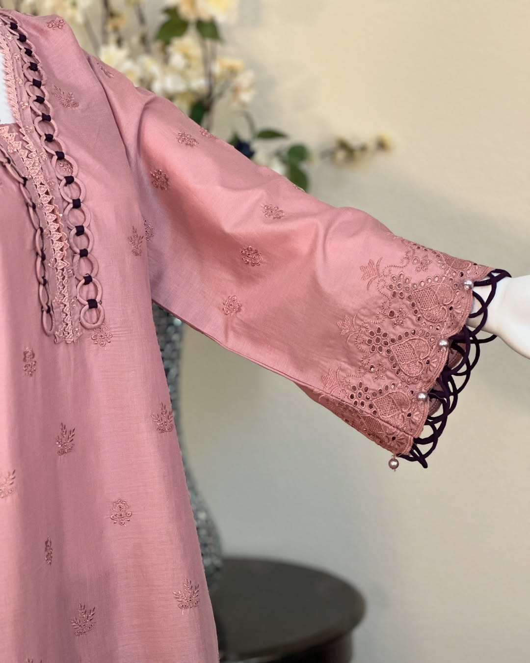 Pink Kameez with trouser