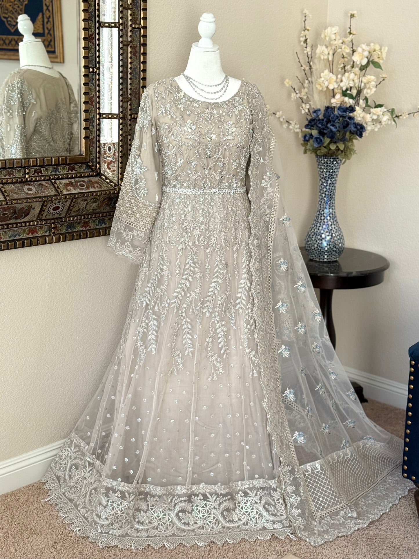 Silver Maxi Gown
