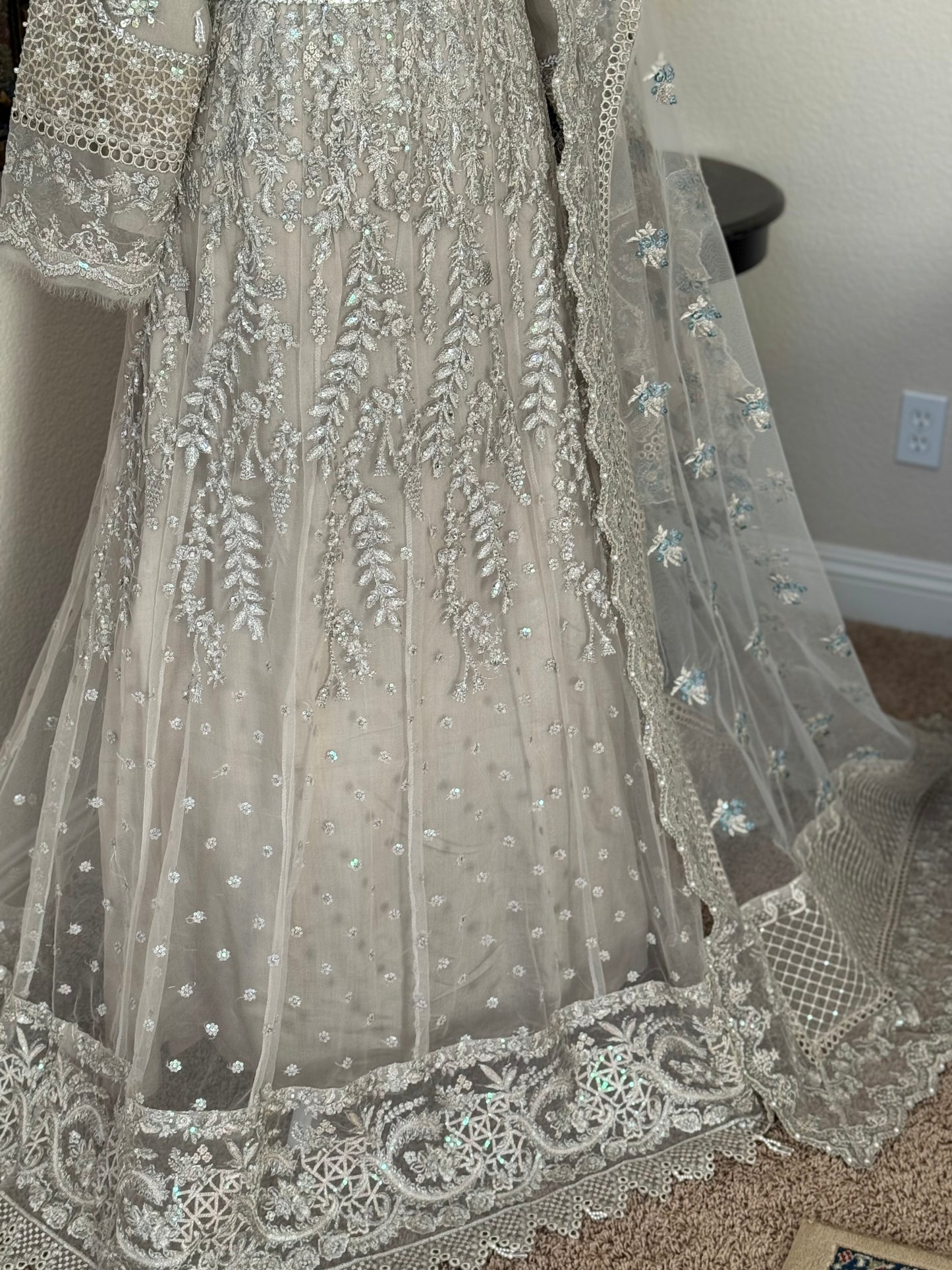 Silver Maxi Gown
