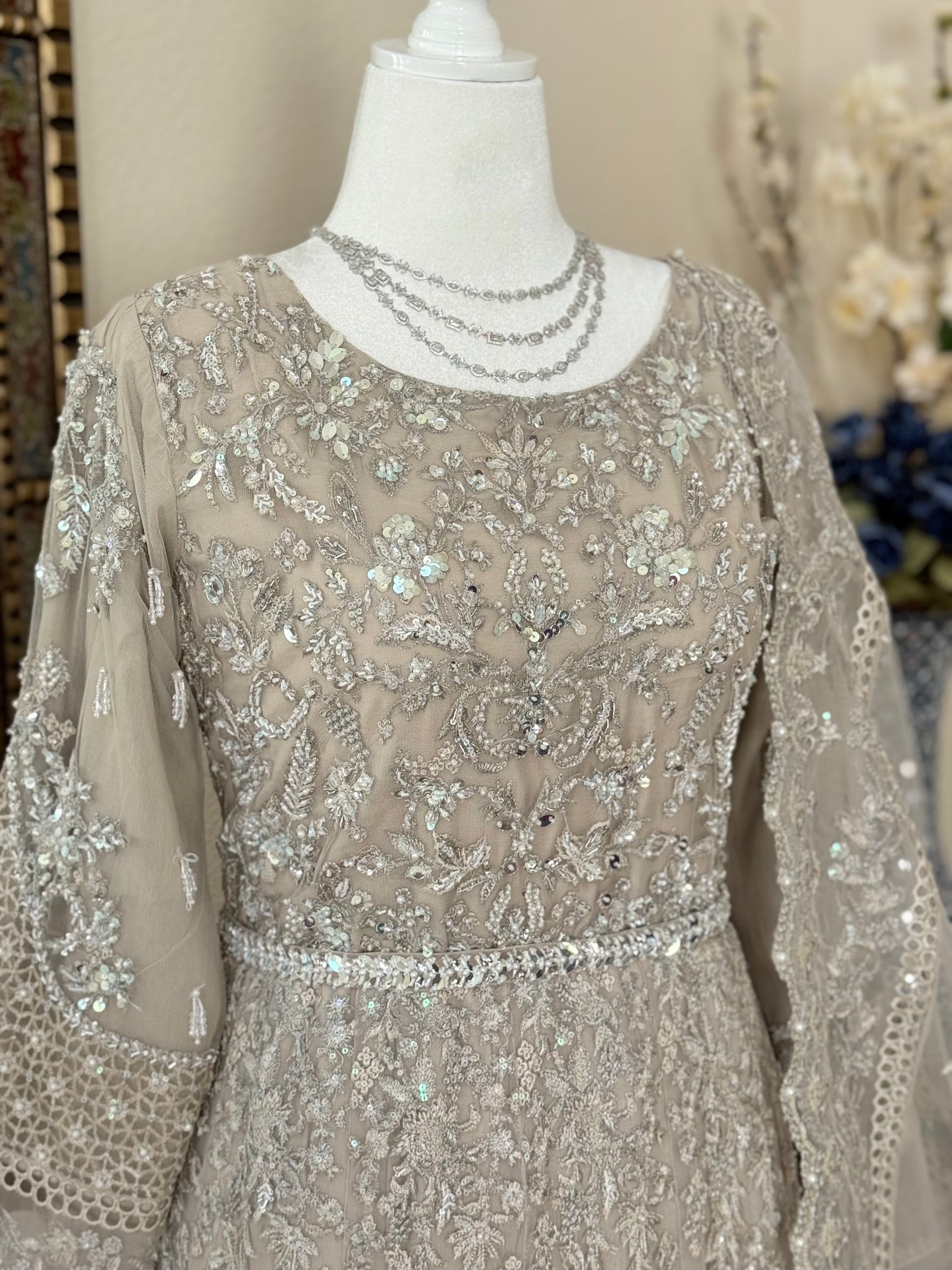 Silver Maxi Gown
