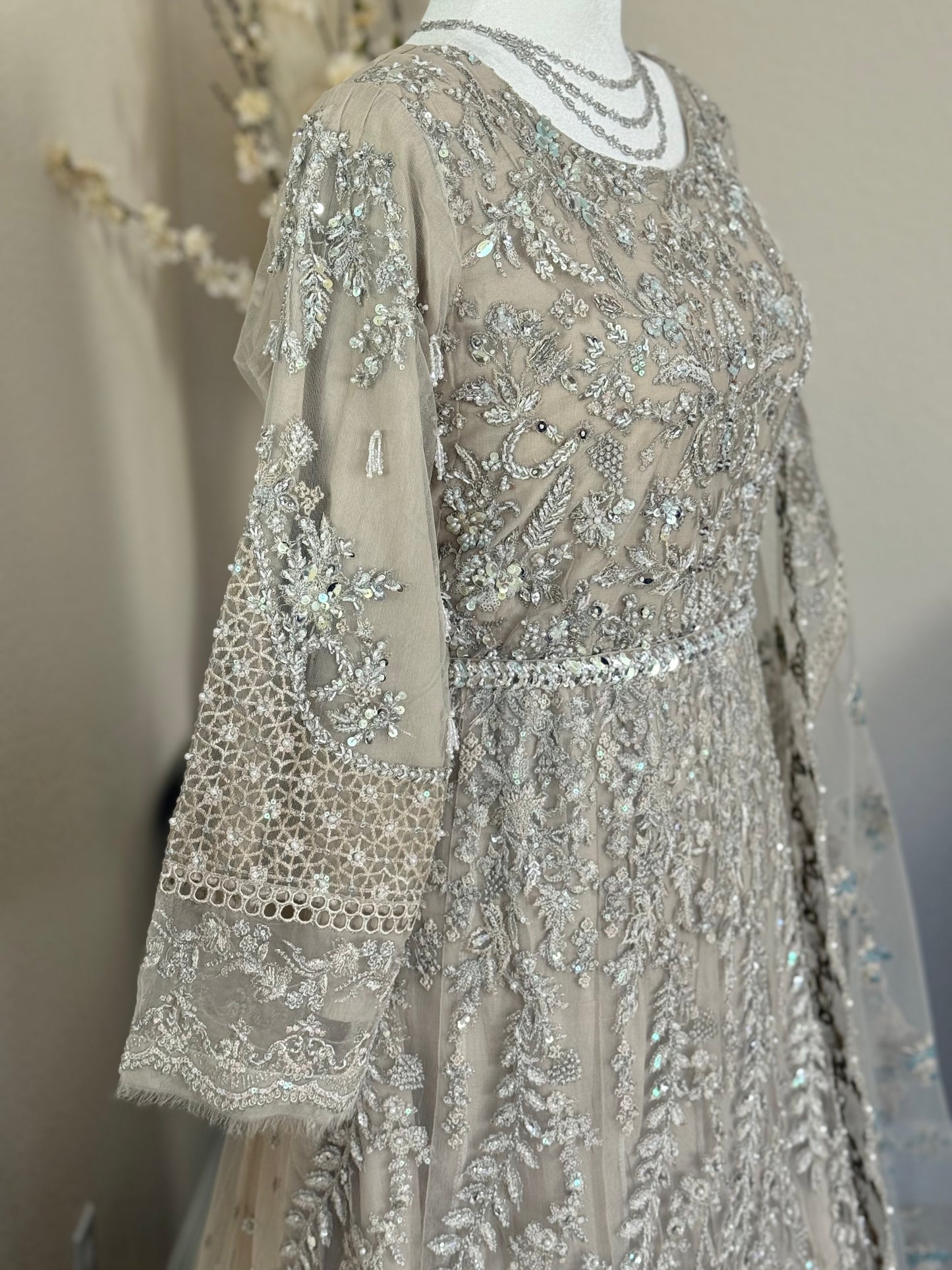 Silver Maxi Gown