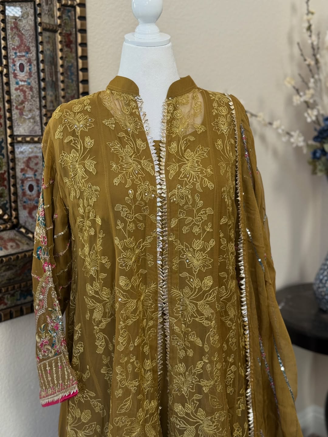 Mustard Maxi Gown