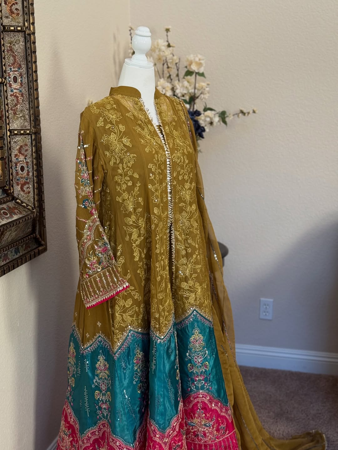 Mustard Maxi Gown
