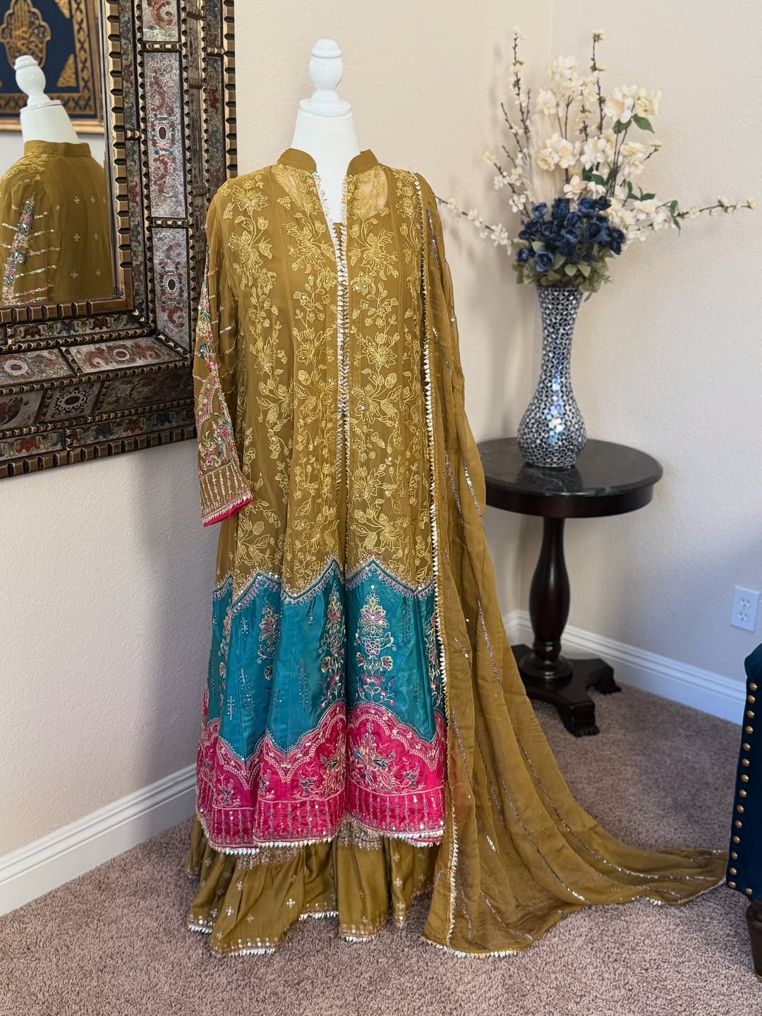 Mustard Maxi Gown