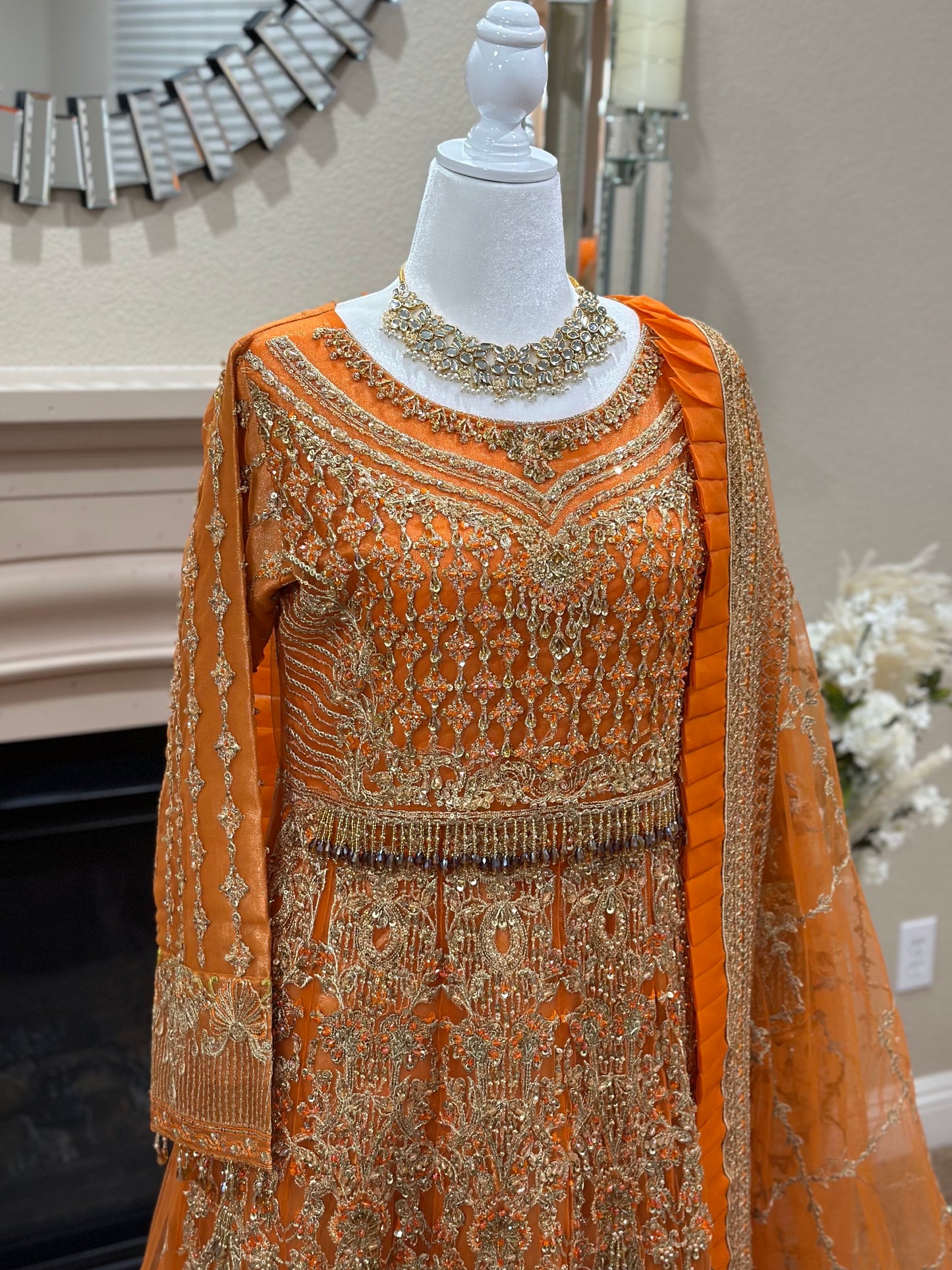 Mehndi Bridal Gown