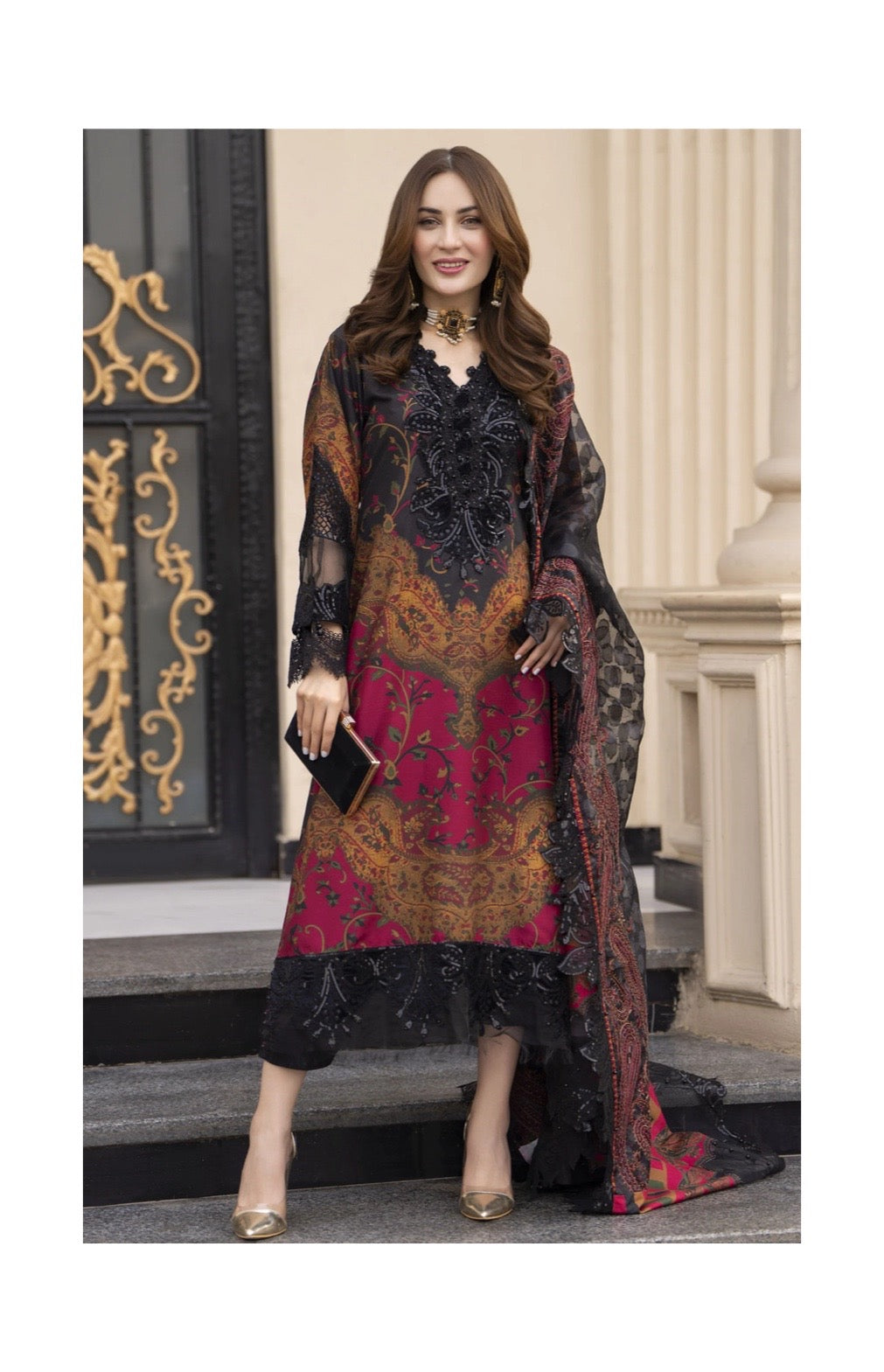 Black Kameez With Trouser