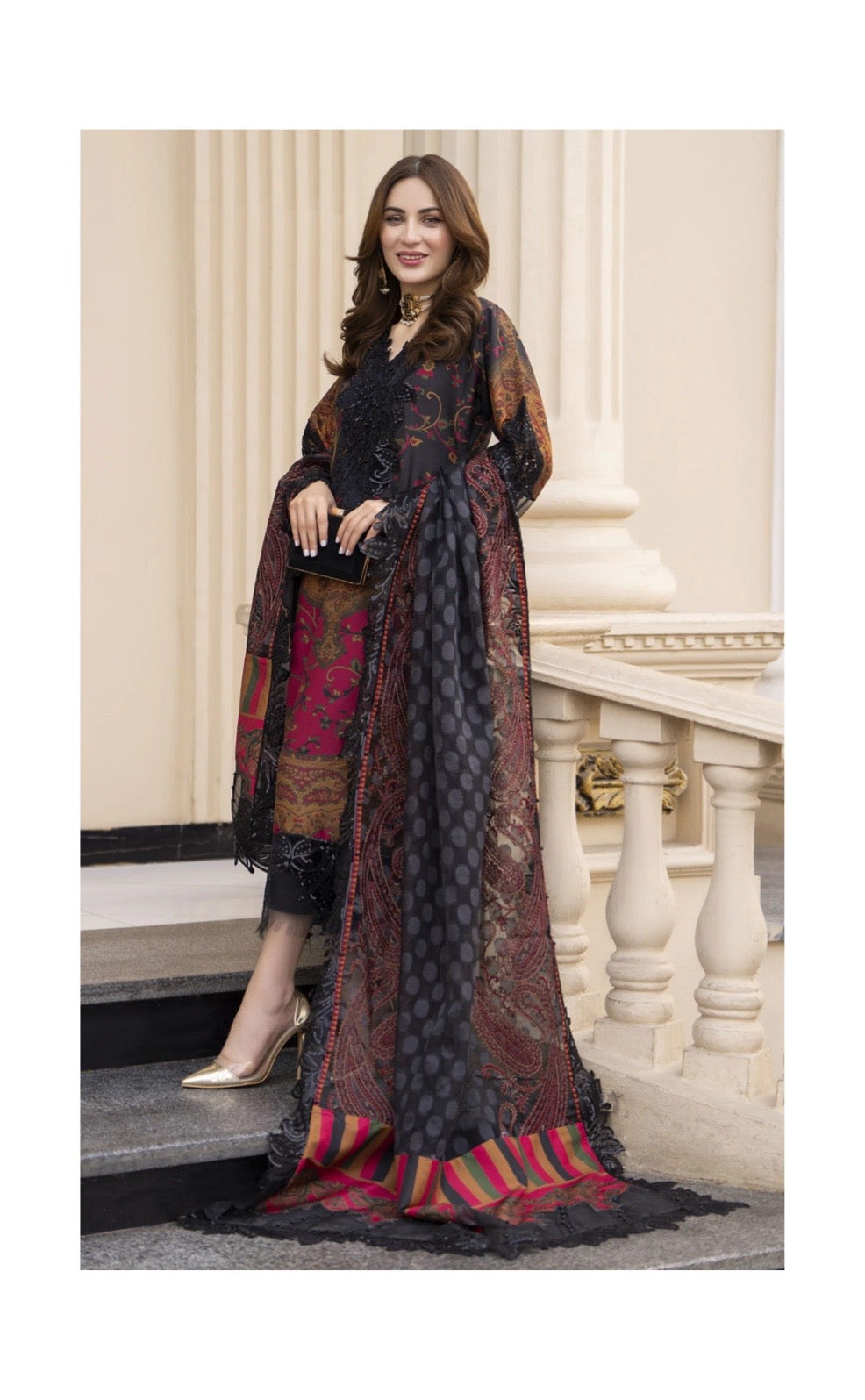 Black Kameez With Trouser