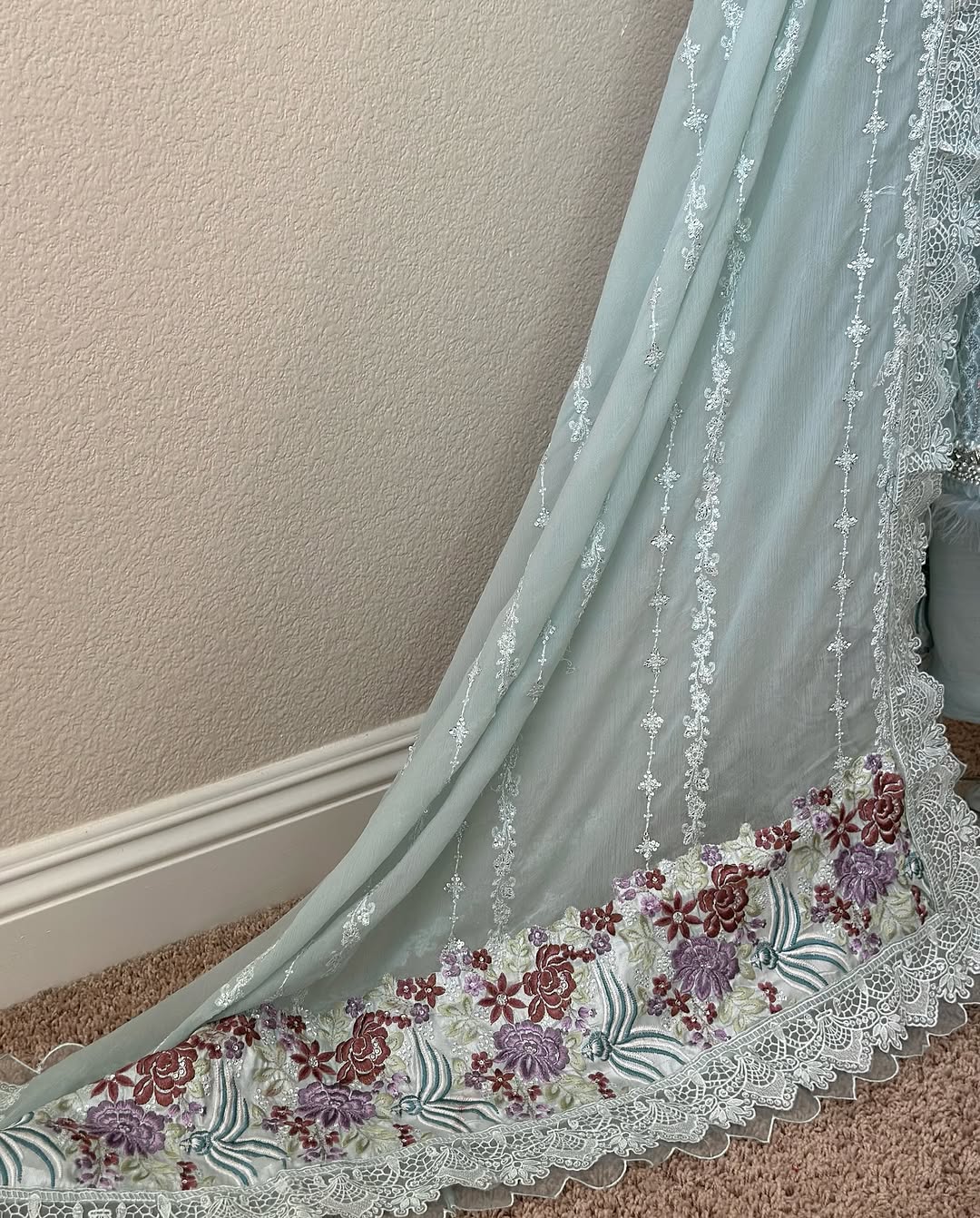 Light Blue Kameez With Trouser