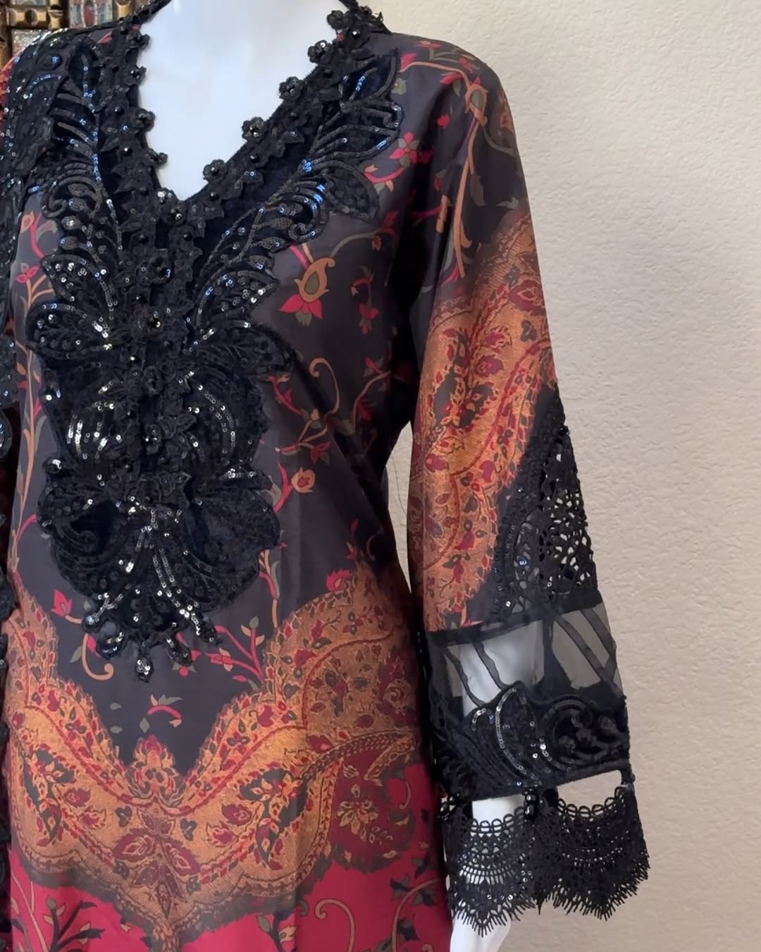 Black Kameez With Trouser