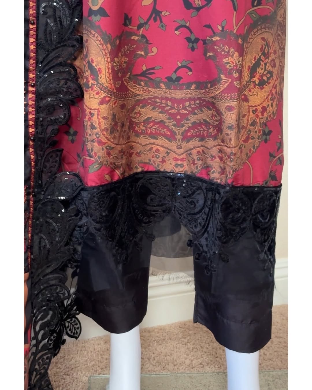 Black Kameez With Trouser