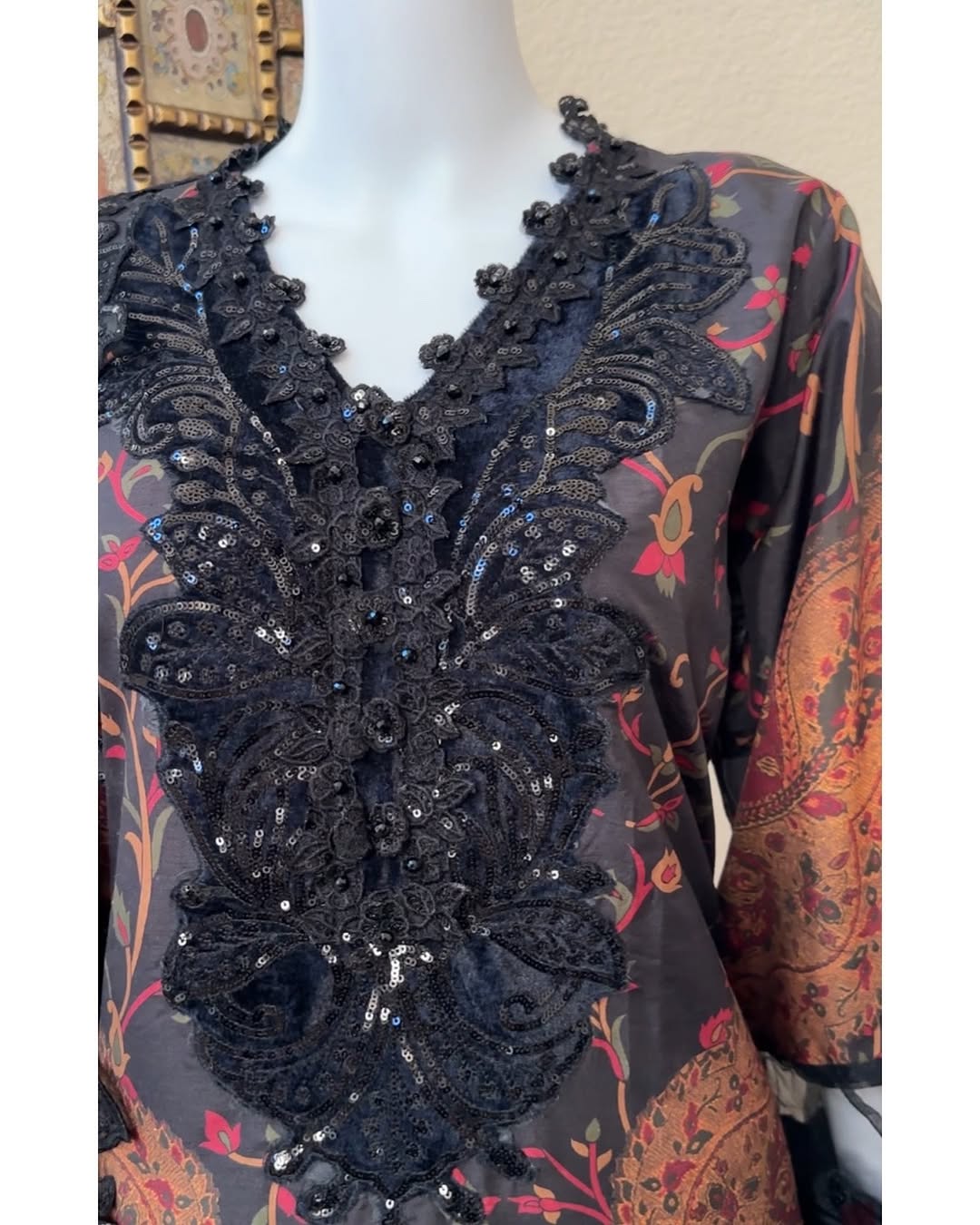 Black Kameez With Trouser