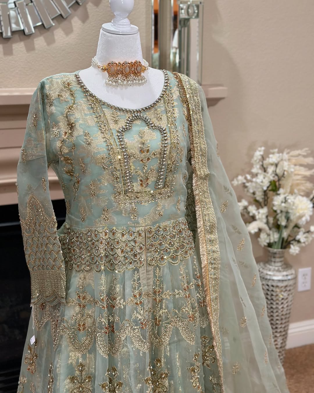 Sage Maxi Gown