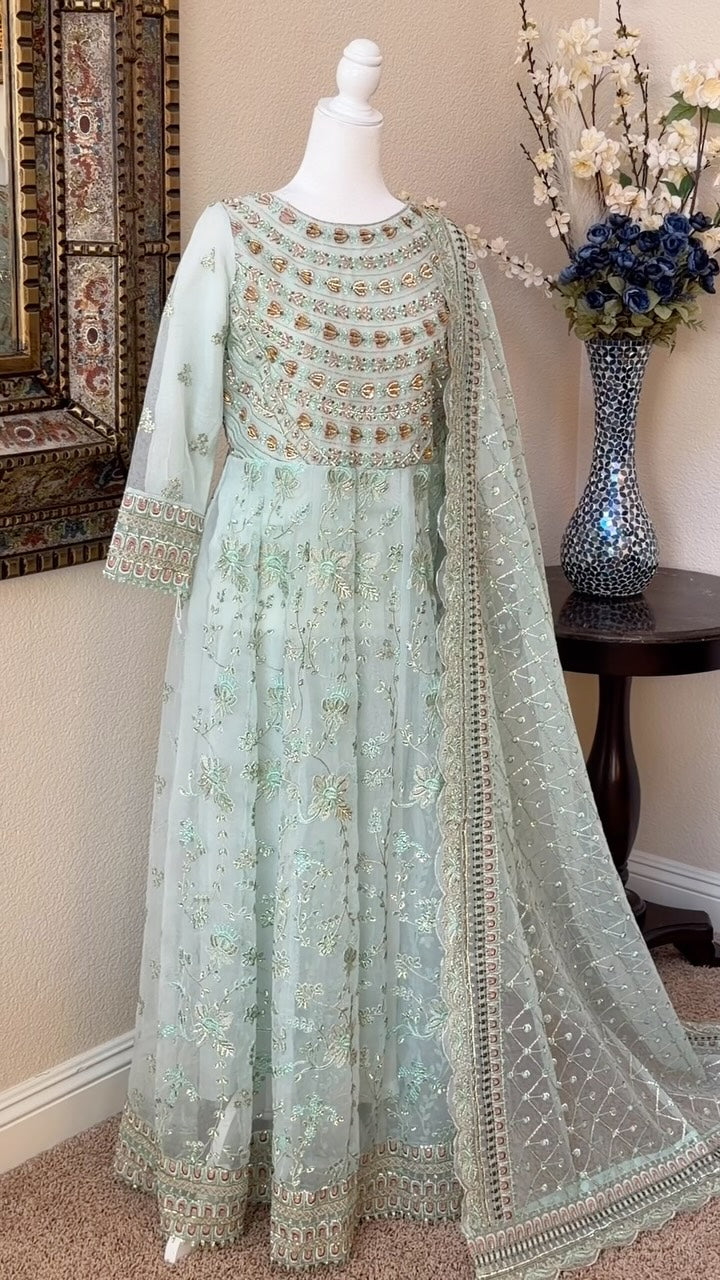 Mint Green Maxi Gown