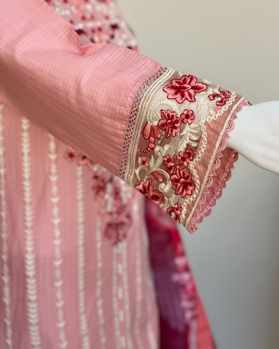 Pink Kameez with Trouser