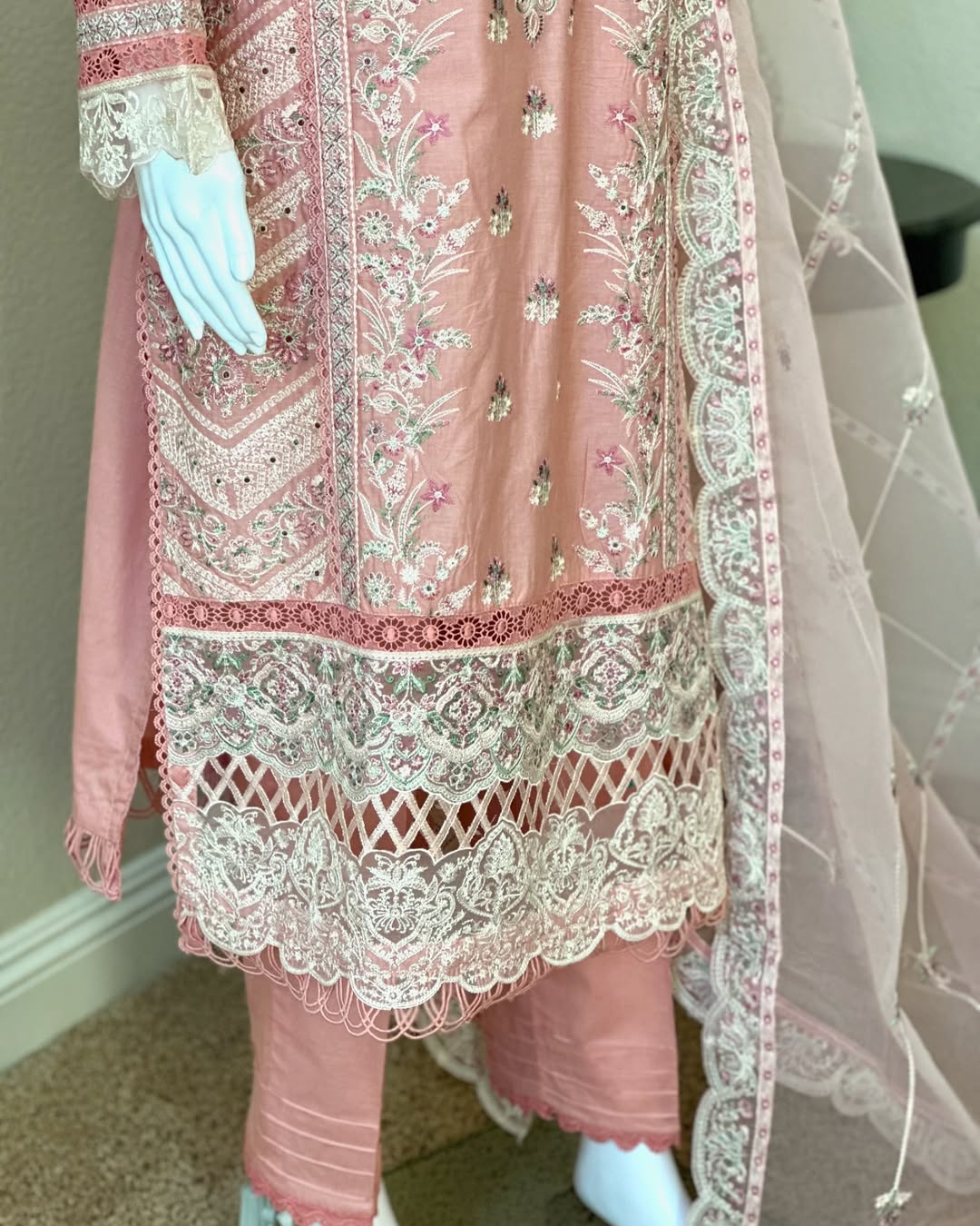 Light Pink Kameez with trouser