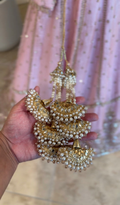 Heirloom Lengha - Blush Pink
