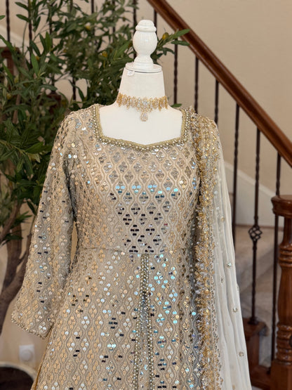 Champange Open Maxi with Lengha