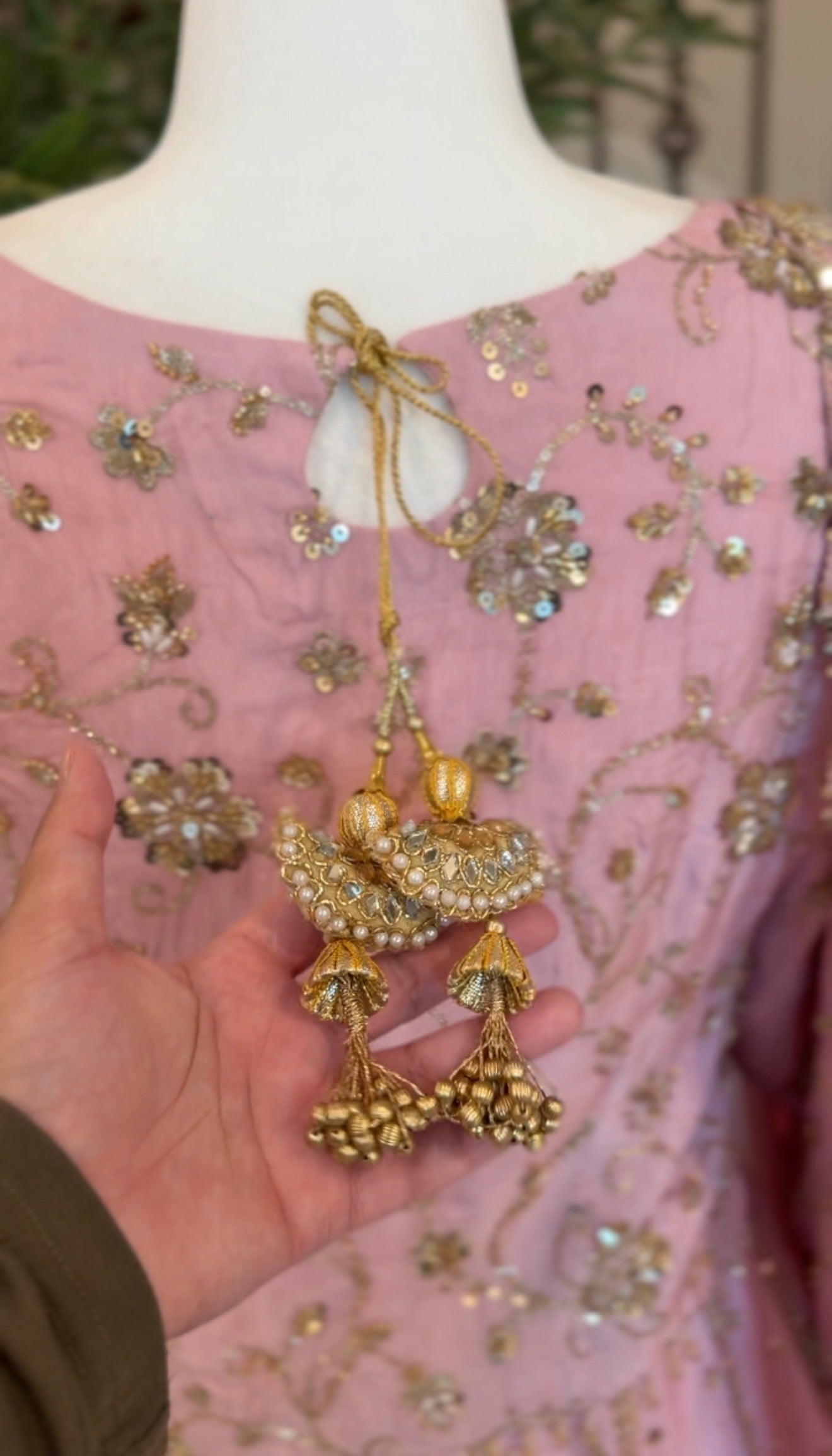Heirloom Lengha - Blush Pink