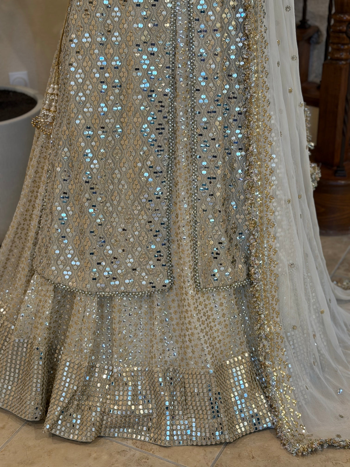 Champange Open Maxi with Lengha