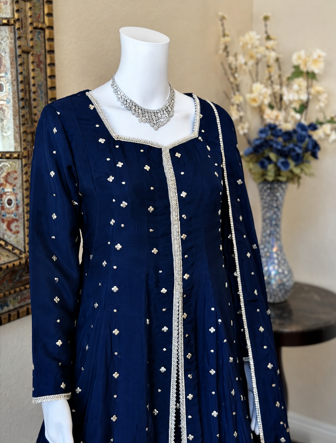 Celestial Navy Maxi Gown
