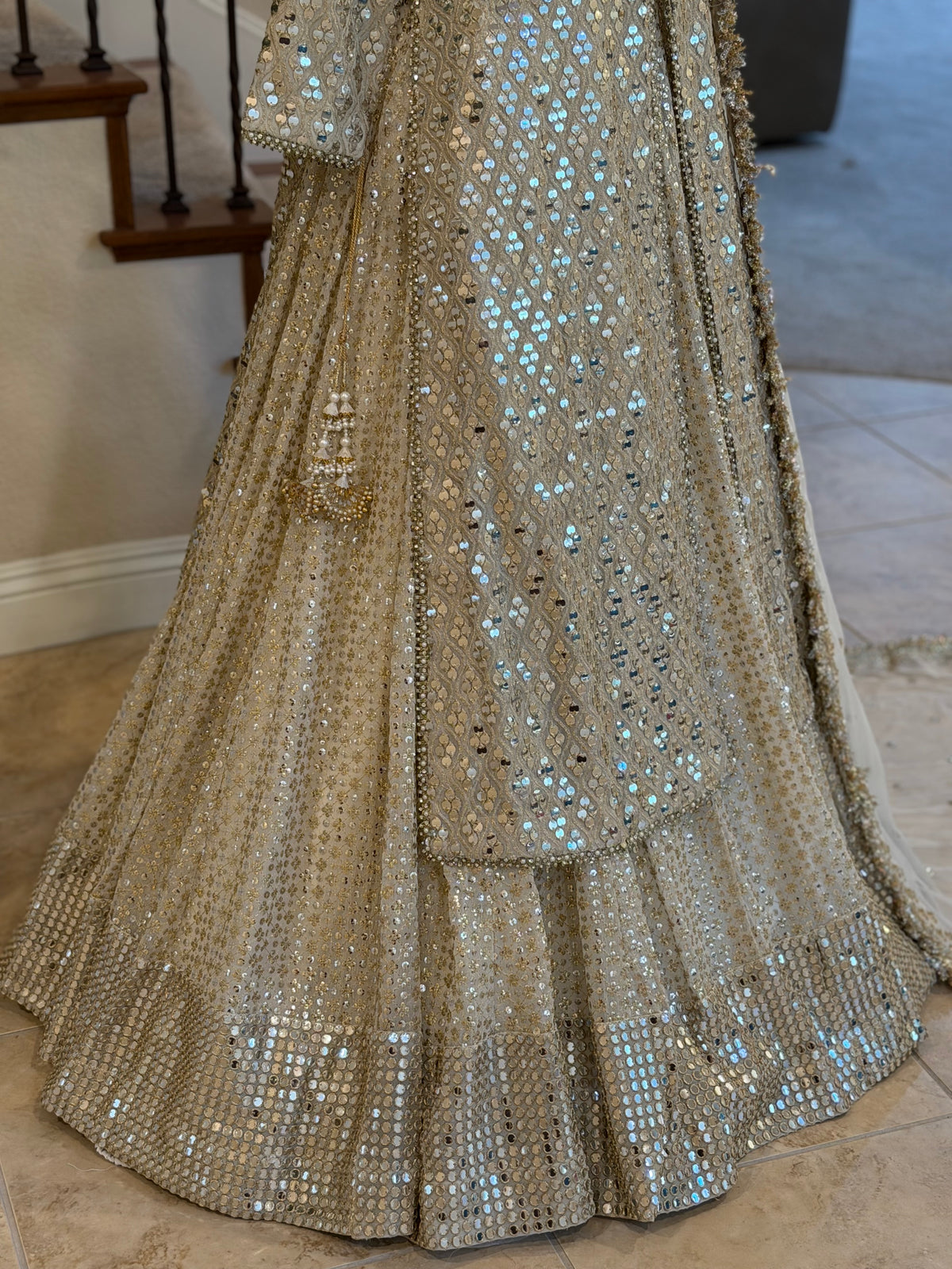 Champange Open Maxi with Lengha