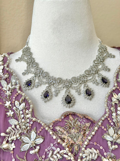 Amythest Jewelry Set