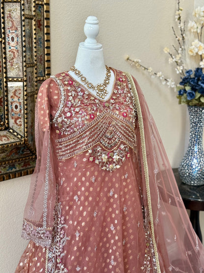 Peach Maxi Gown