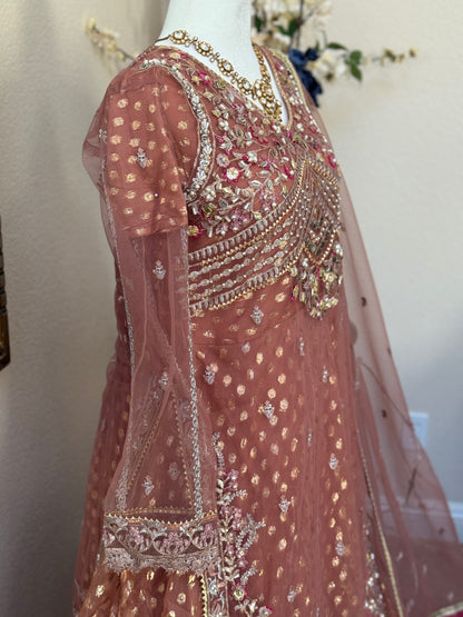 Peach Maxi Gown