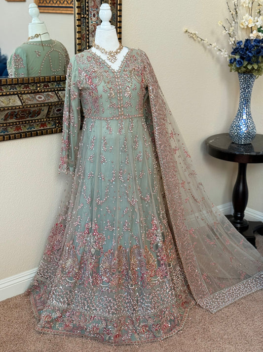 Powder Blue Maxi Gown