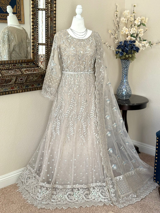 Silver Maxi Gown