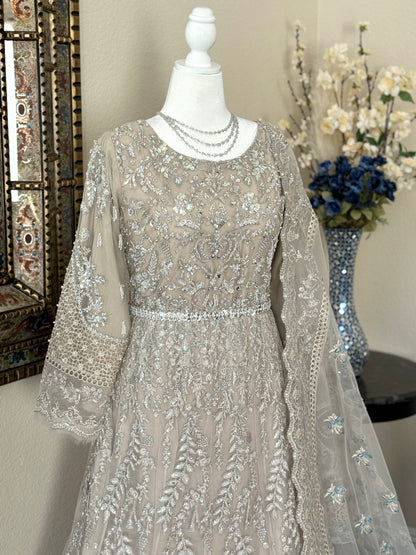 Silver Maxi Gown