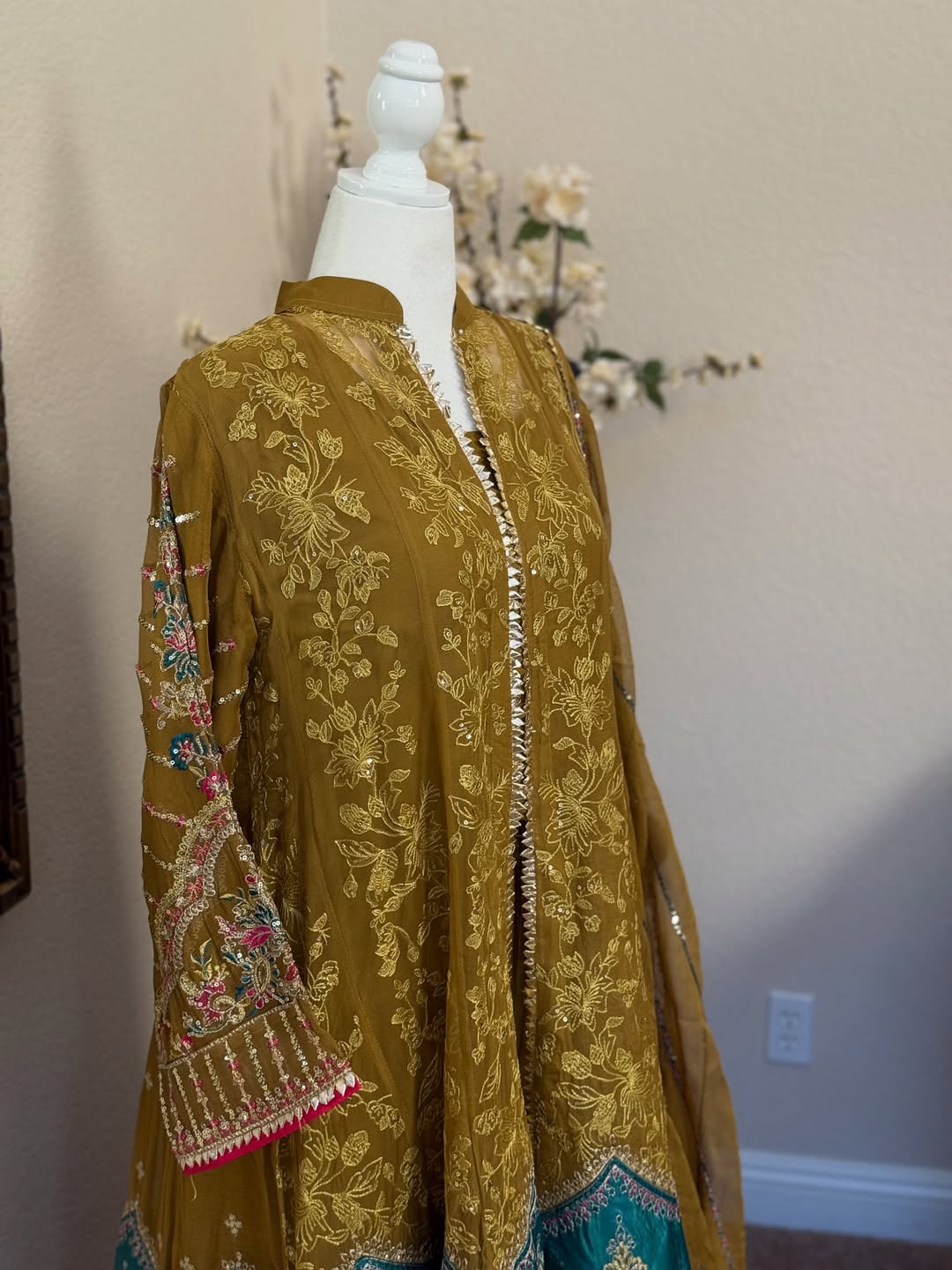 Mustard Maxi Gown