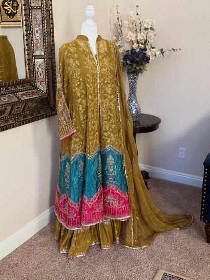 Mustard Maxi Gown