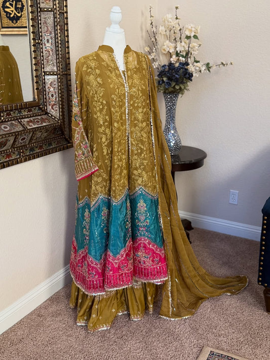 Mustard Maxi Gown