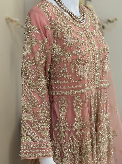 Rose Pink Maxi with Plazzo