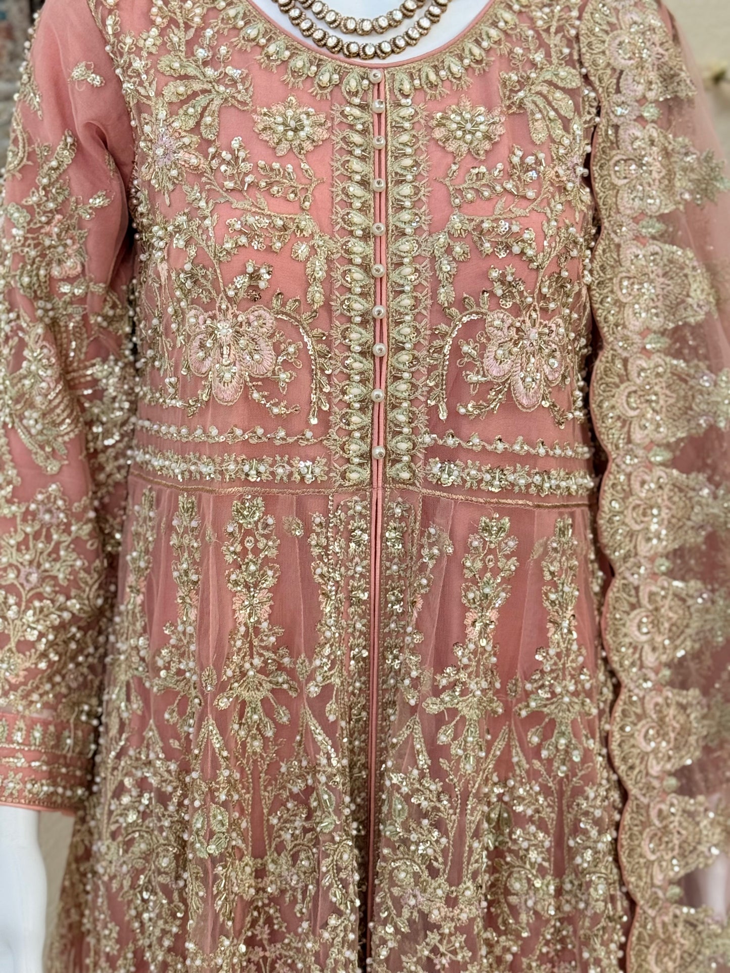 Rose Pink Maxi with Plazzo