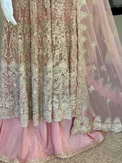 Rose Pink Maxi with Plazzo