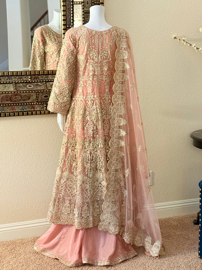 Rose Pink Maxi with Plazzo