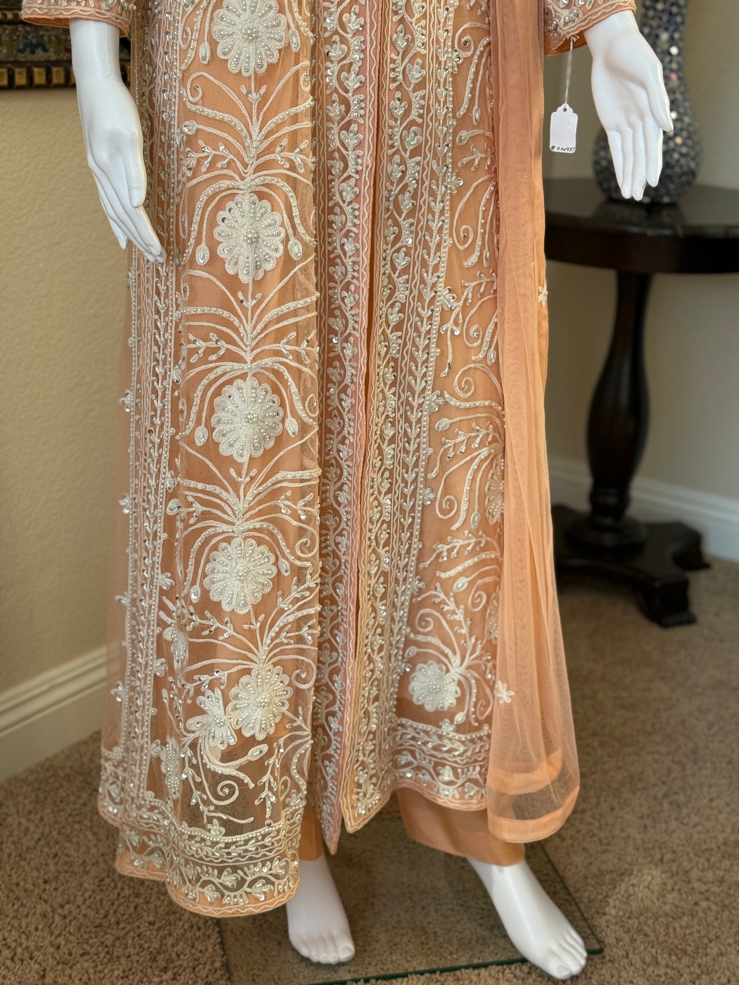 Peach Open Gown