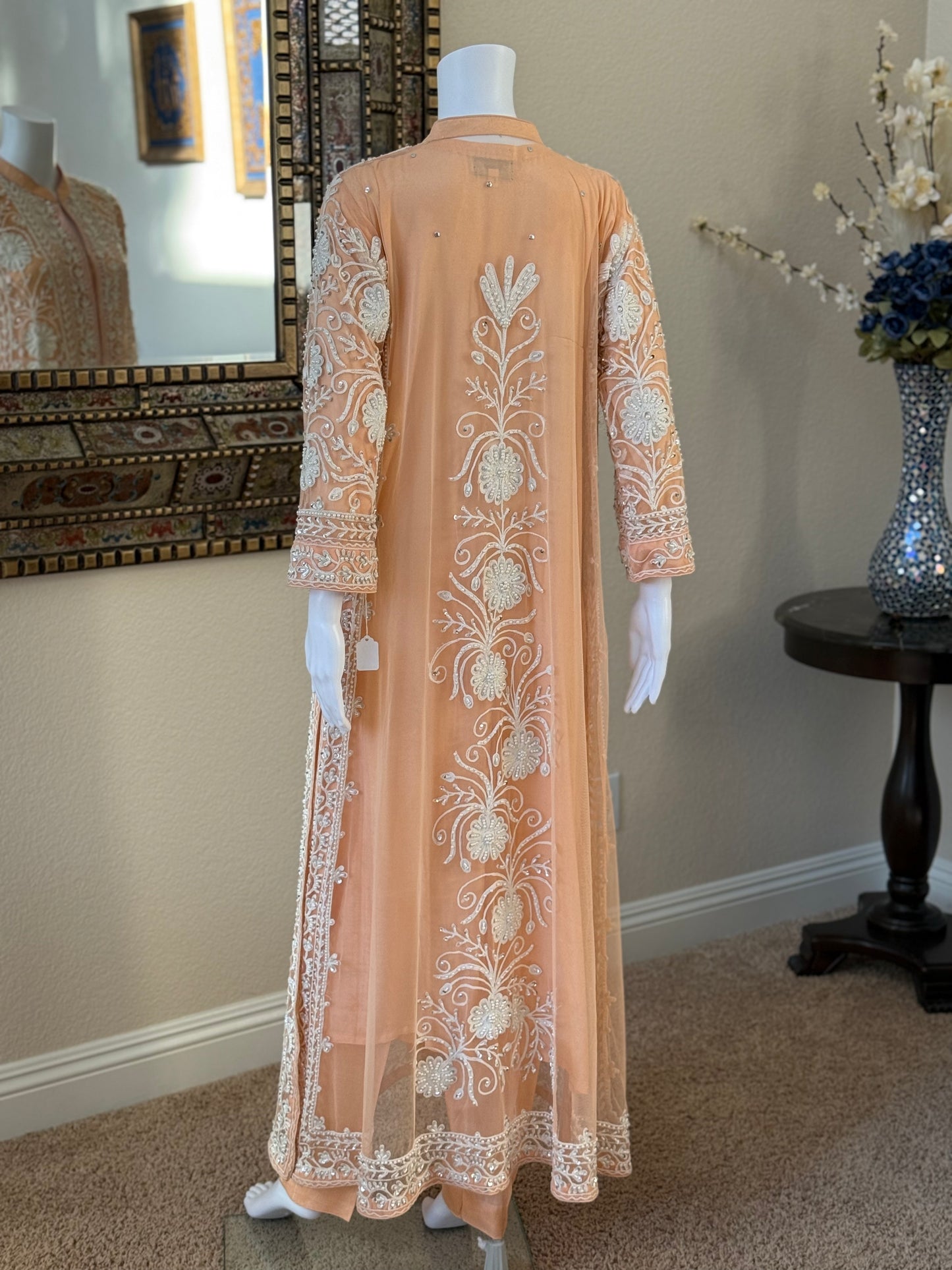 Peach Open Gown