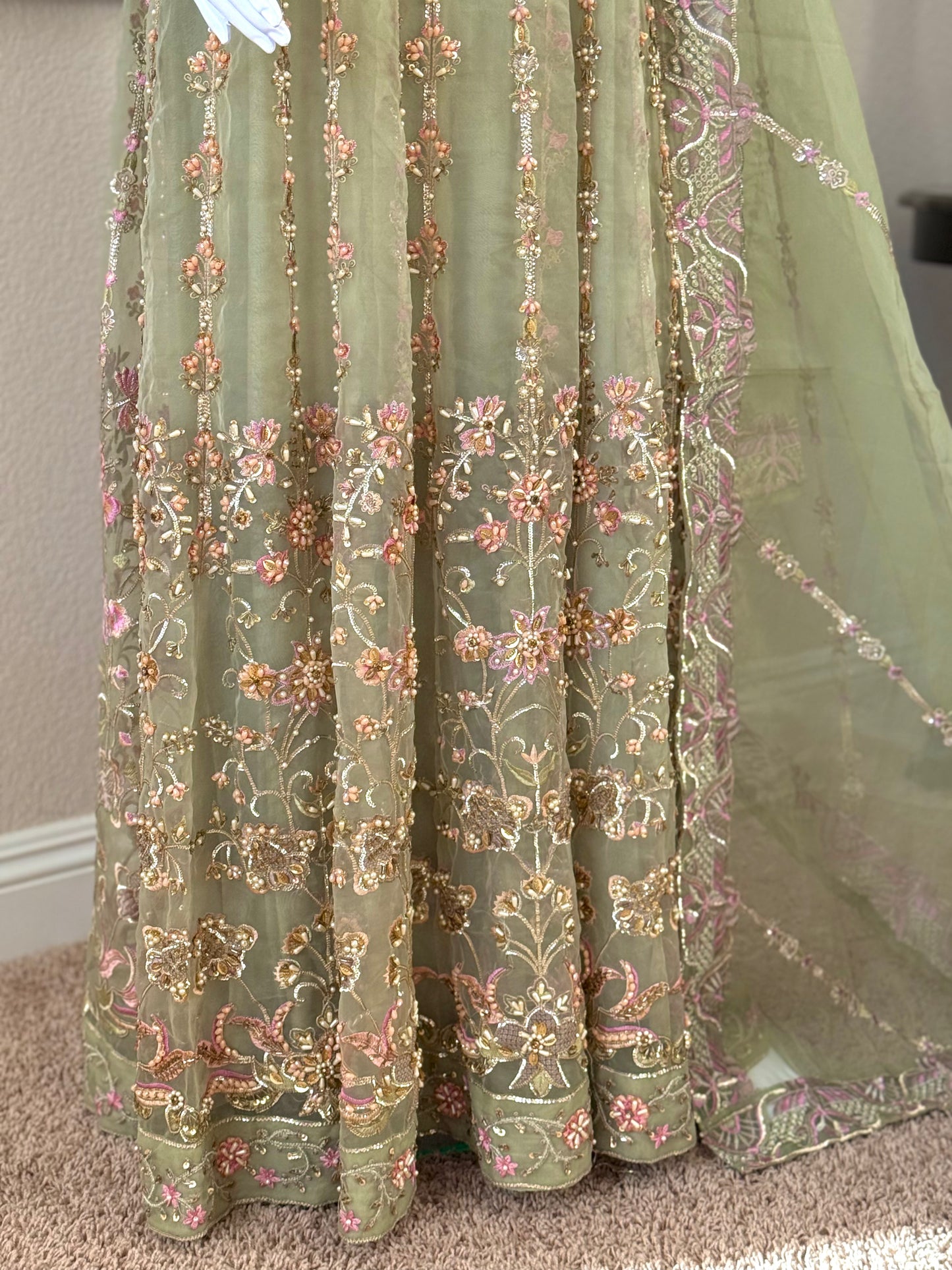 Sage Green Maxi Gown