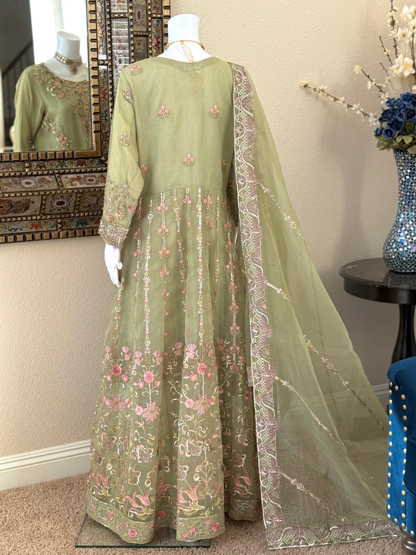 Sage Green Maxi Gown