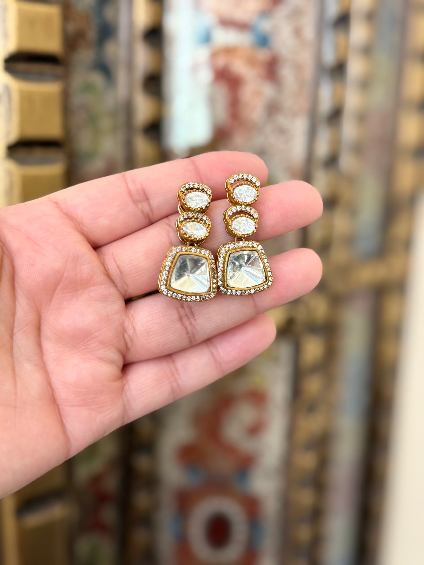 Kundan Two Layered Jewelry Set