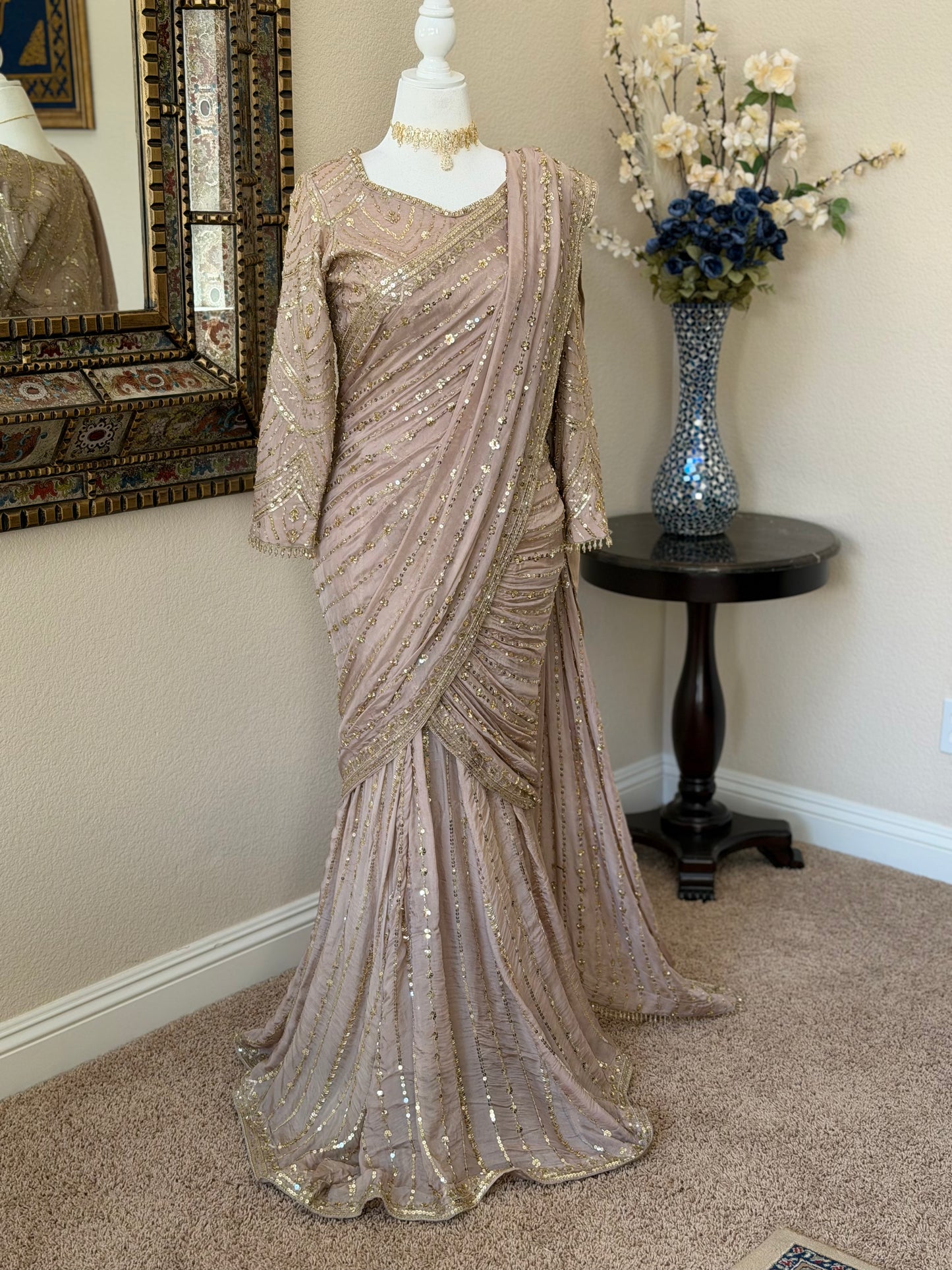 Champagne Sari